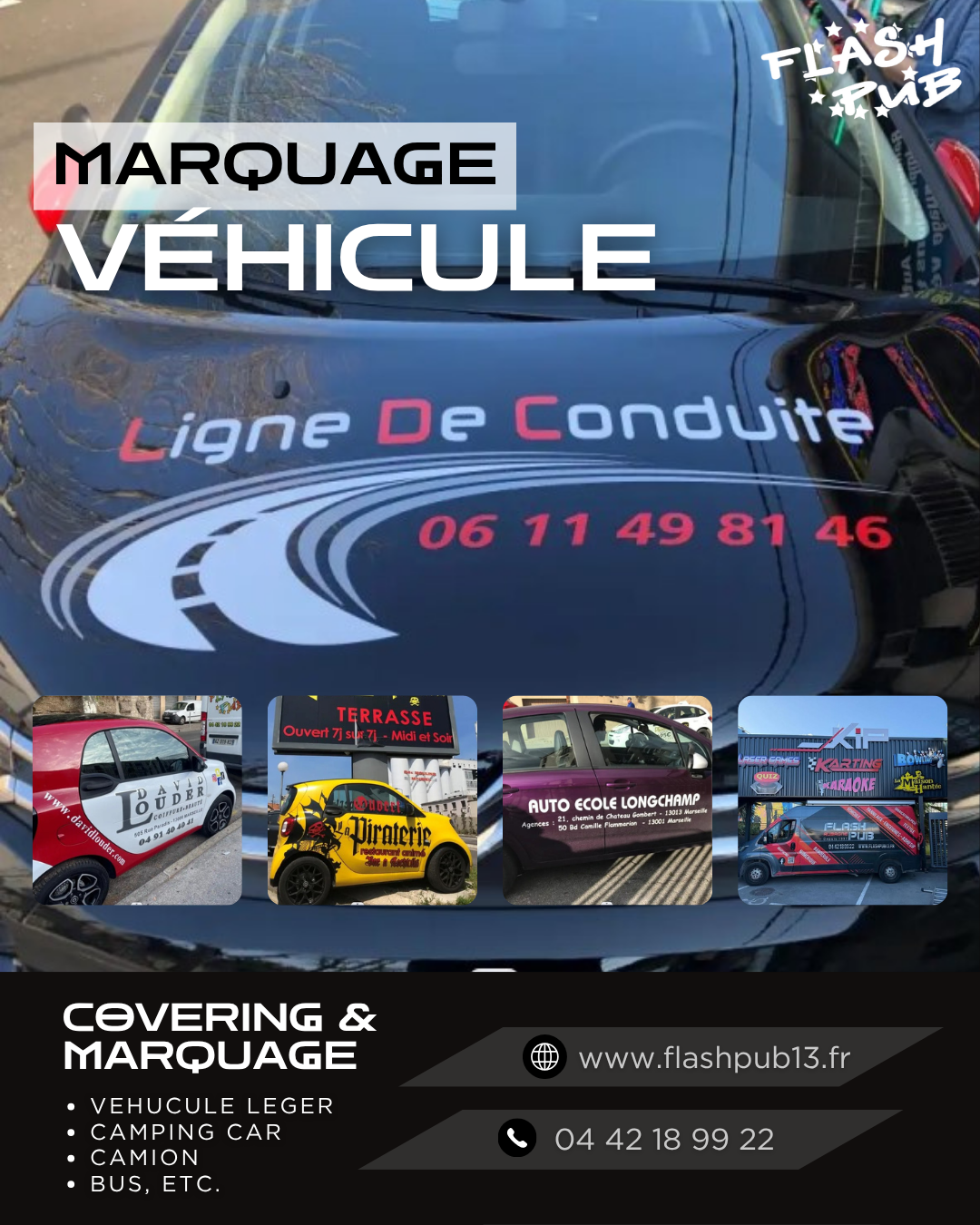marquage vehicule Aubagne