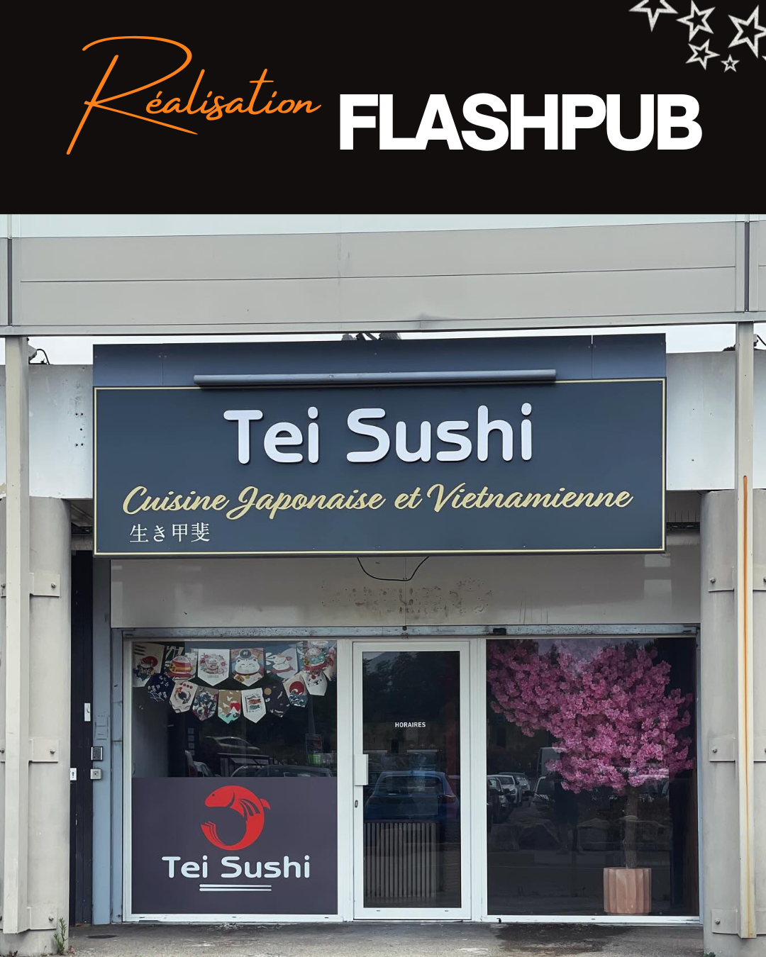 Mise en lumière de Tei Sushi à Gardanne 
