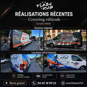 Deux marques, deux coverings, une visibilit� maximale !