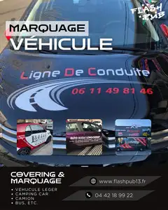FlashPub : le marquage de v�hicule � Aubagne et alentour 