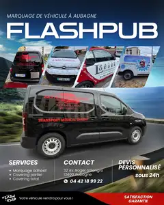 Transformez votre v�hicule en outil marketing puissant avec Flashpub � Aubagne