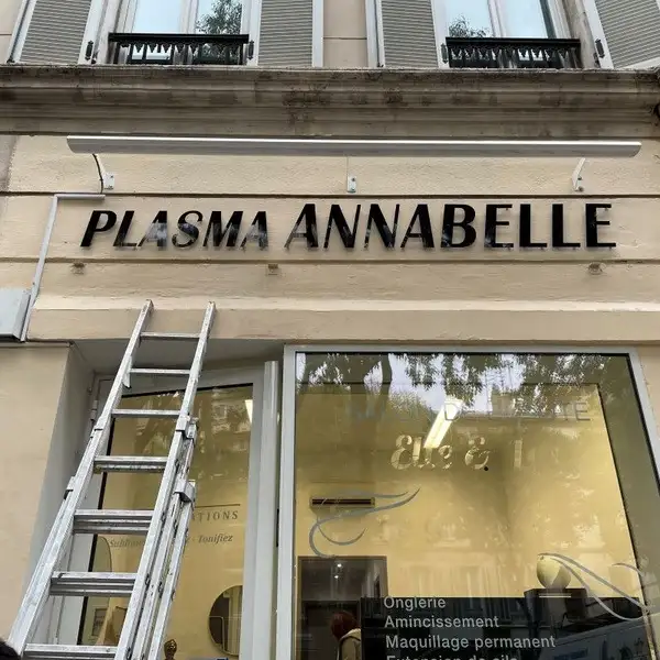 Enseigne lettres relief 3D ex12
